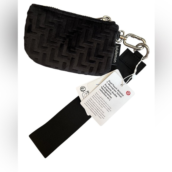 lululemon athletica Accessories - Lululemon pouch wristlet Velvet L monogram